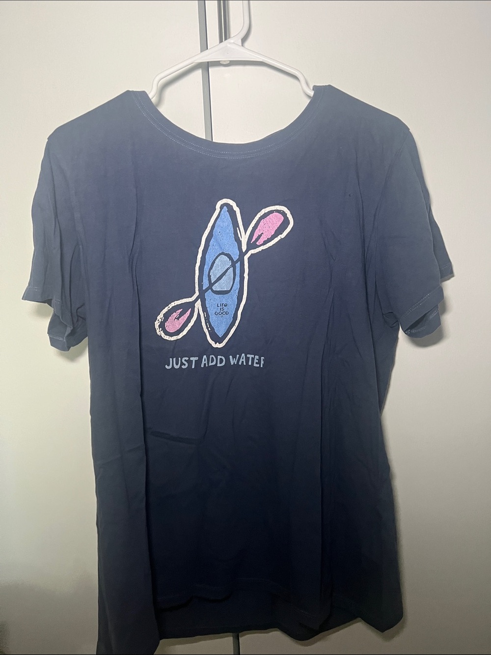 Life Is Good Women's Navy Crusher Tee